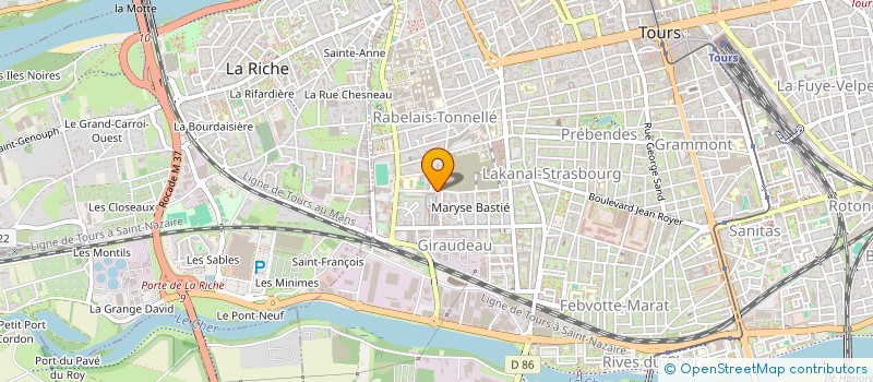 localisation de l'entreprise ART-PUBLIC à TOURS