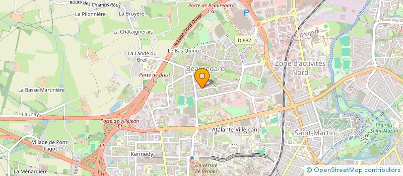 localisation de l'entreprise ART'R à RENNES