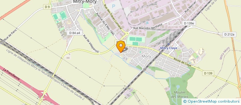 localisation de l'entreprise ART RAVALEMENT  MITRY-MORY