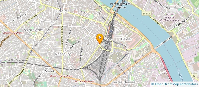 localisation de l'entreprise ART REAL SARL à BORDEAUX