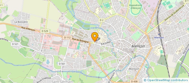 localisation de l'entreprise ART REC'UP à ALENCON
