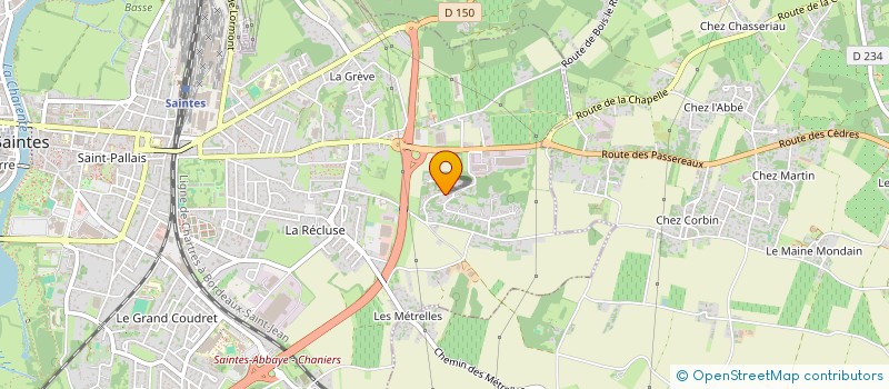 localisation de l'entreprise ART RENOV  SAINTES