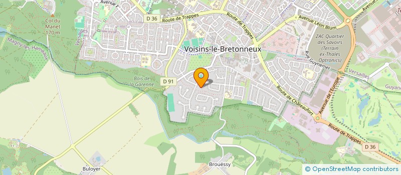 localisation de l'entreprise ART RENOV à VOISINS-LE-BRETONNEUX