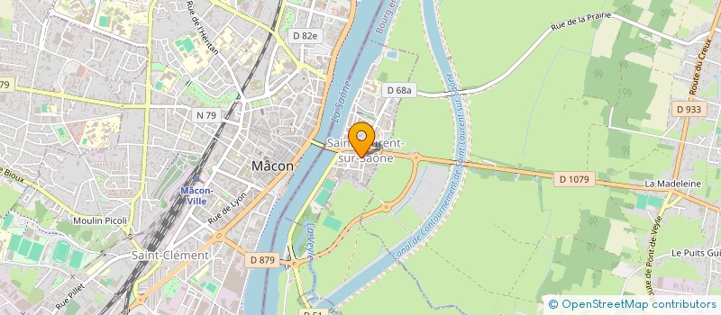 localisation de l'entreprise ART RENOVATION à SAINT-LAURENT-SUR-SAONE