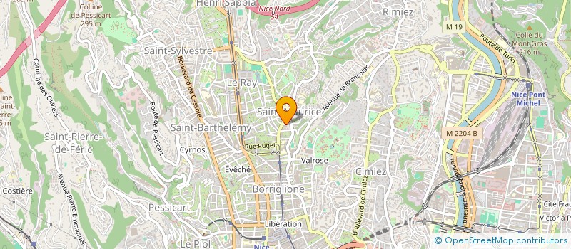 localisation de l'entreprise ART RENT CAR  NICE