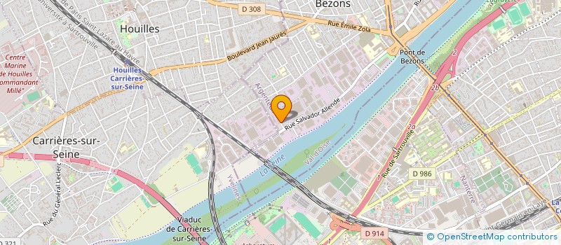 localisation de l'entreprise ART RESTAURATION à BEZONS