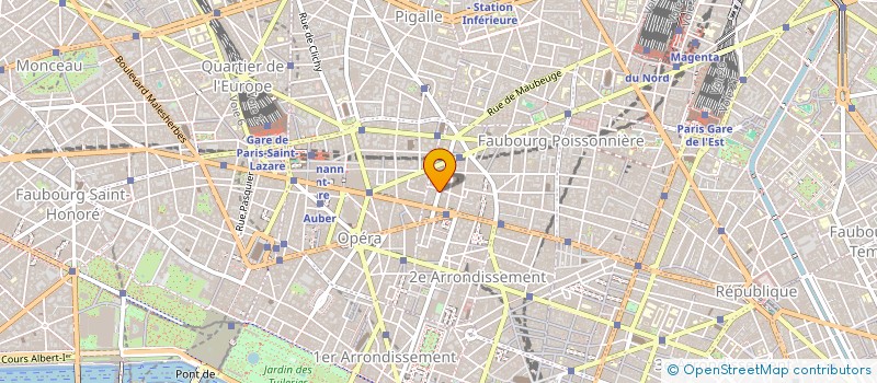 localisation de l'entreprise ART RICHELIEU - CASTOR - HARA à PARIS
