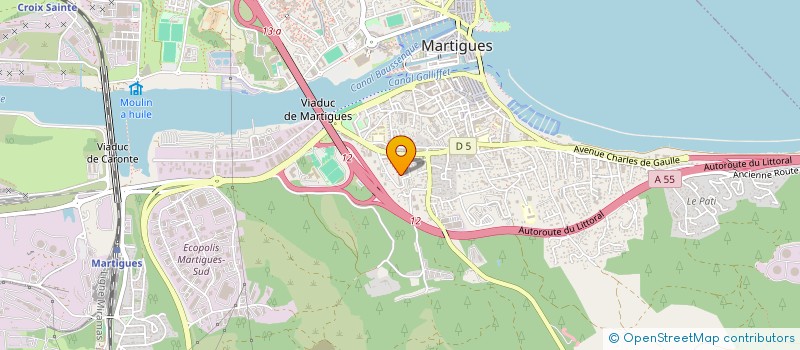 localisation de l'entreprise ART RIRE ET DETENTE à MARTIGUES