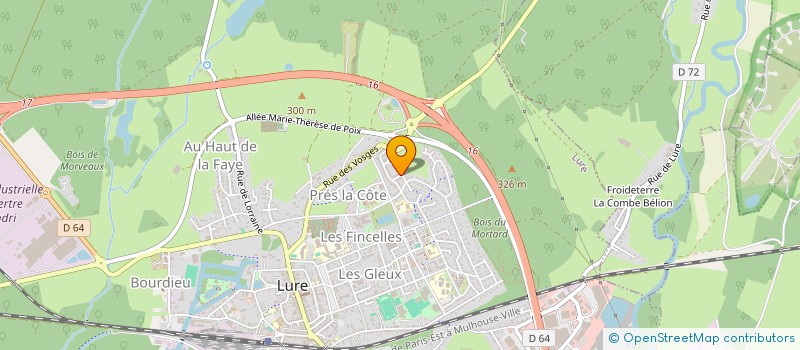 localisation de l'entreprise ART, ROCK ET CRISTAUX  LURE