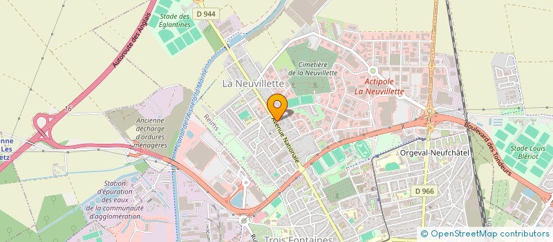 localisation de l'entreprise ART-ROD SELLERIE  REIMS