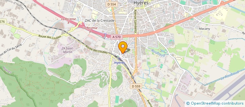 localisation de l'entreprise ART ROYAL  HYERES