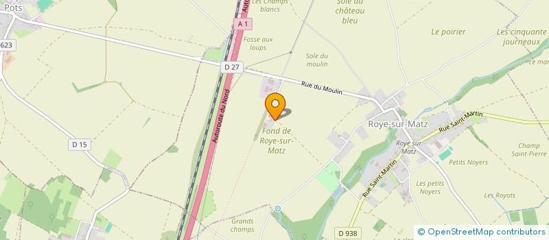 localisation de l'entreprise ART ROYE TRANS EXPORT à ROYE-SUR-MATZ