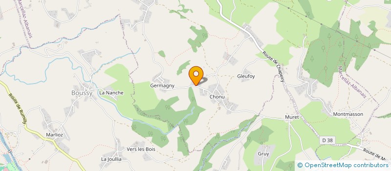 localisation de l'entreprise ART'S  MARCELLAZ-ALBANAIS