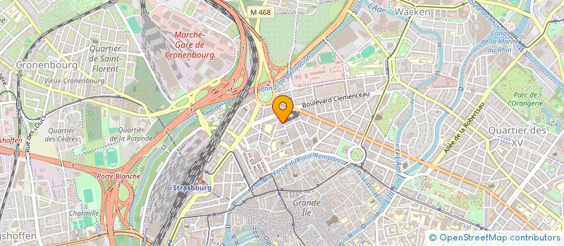 localisation de l'entreprise ART'S ATTACK à STRASBOURG