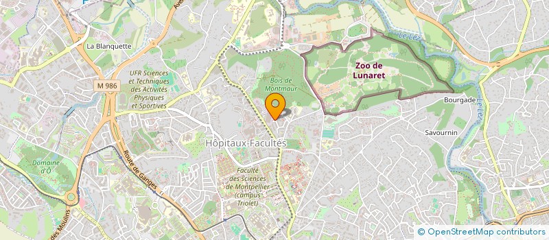 localisation de l'entreprise ART S CHIPEL à MONTPELLIER