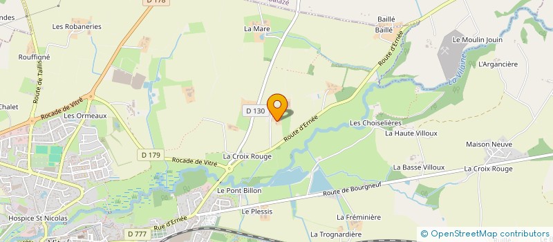 localisation de l'entreprise ART'S COMPAGNY  VITRE