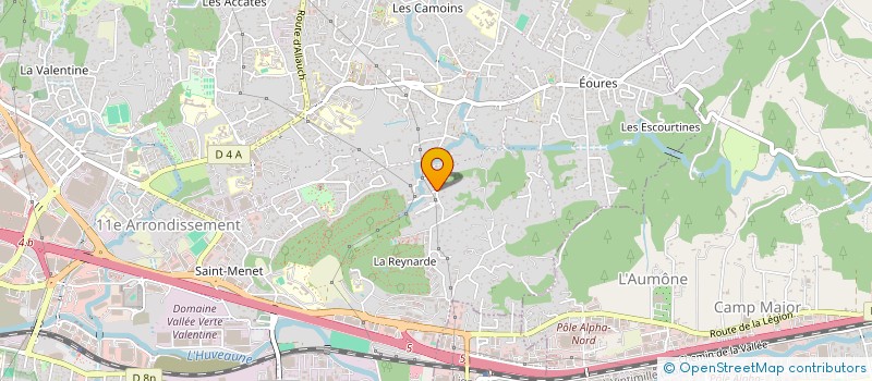 localisation de l'entreprise ART'S CONSTRUCTION MEDITERRANEE à MARSEILLE
