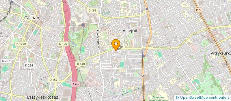 localisation de l'entreprise ART'S CRAFT à VILLEJUIF