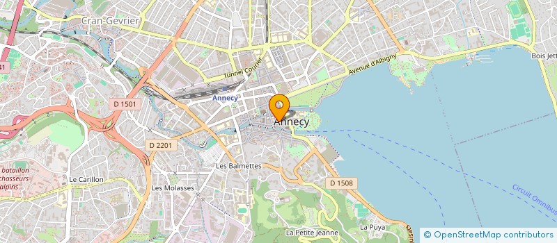 localisation de l'entreprise ART(S) EN LAC à ANNECY