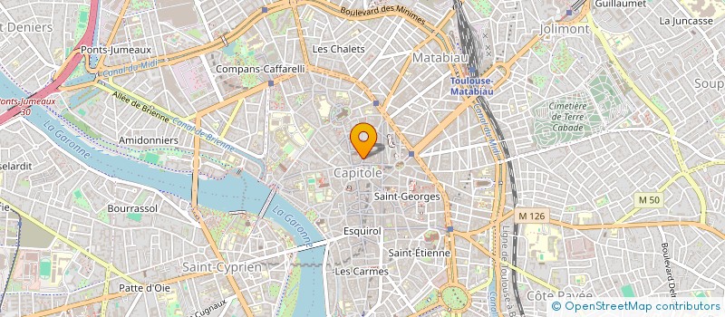 localisation de l'entreprise ART'S FOOD à TOULOUSE
