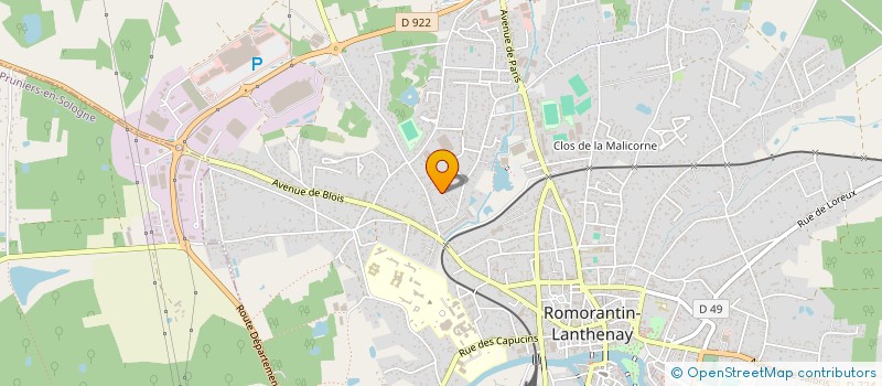 localisation de l'entreprise ART'S IMMO  ROMORANTIN-LANTHENAY