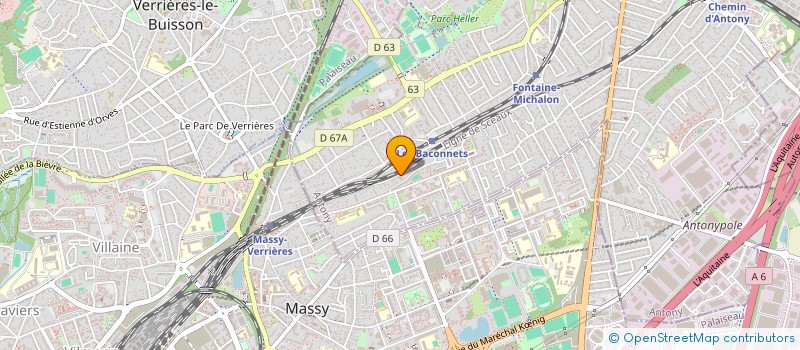 localisation de l'entreprise ART'S PACK à ANTONY