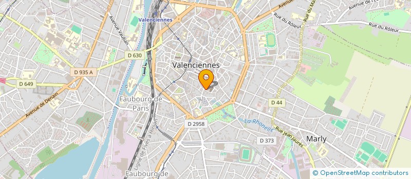 localisation de l'entreprise ART SACRE EN HAINAUT à VALENCIENNES