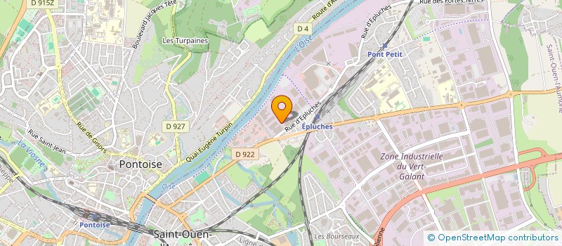 localisation de l'entreprise ART SANTE GASTRONOMIE à SAINT-OUEN-L'AUMONE
