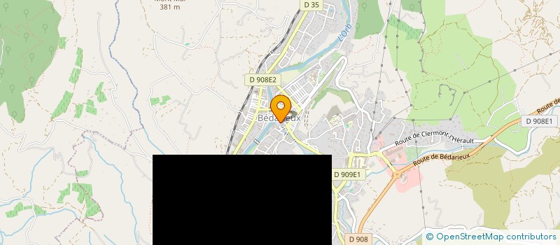 localisation de l'entreprise ART SAUCE CREATION  BEDARIEUX