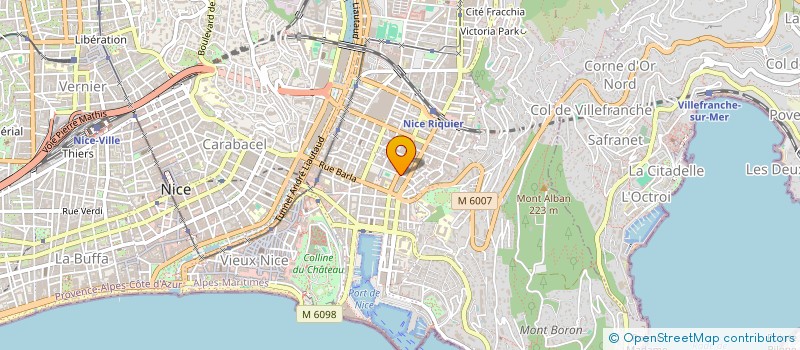 localisation de l'entreprise ART SCENE à NICE