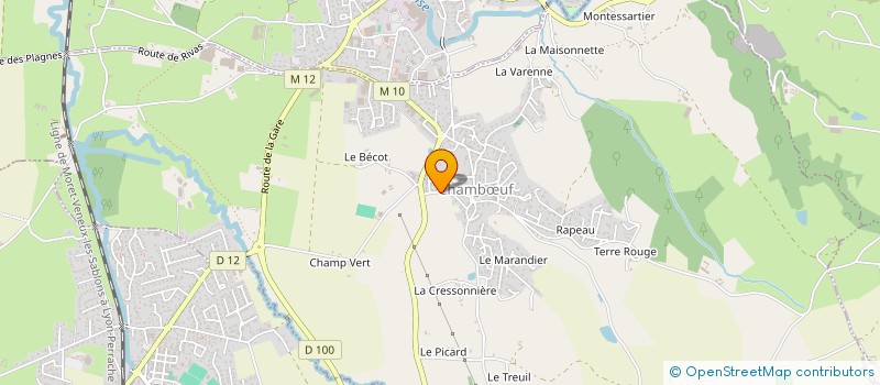 localisation de l'entreprise ART'SCENE THEATRE  CHAMBUF