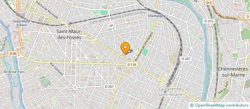 localisation de l'entreprise ART SCENIQUE ET COMPAGNIE à SAINT-MAUR-DES-FOSSES