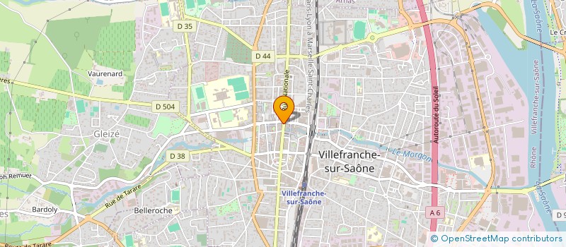 localisation de l'entreprise ART SEC à VILLEFRANCHE-SUR-SAONE