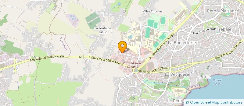 localisation de l'entreprise ART SELLERIE  SAINT-NAZAIRE