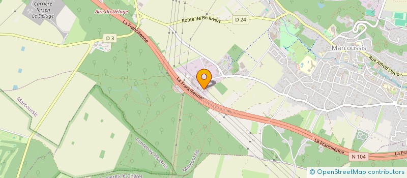 localisation de l'entreprise ART SERIGRAPHIE  MARCOUSSIS