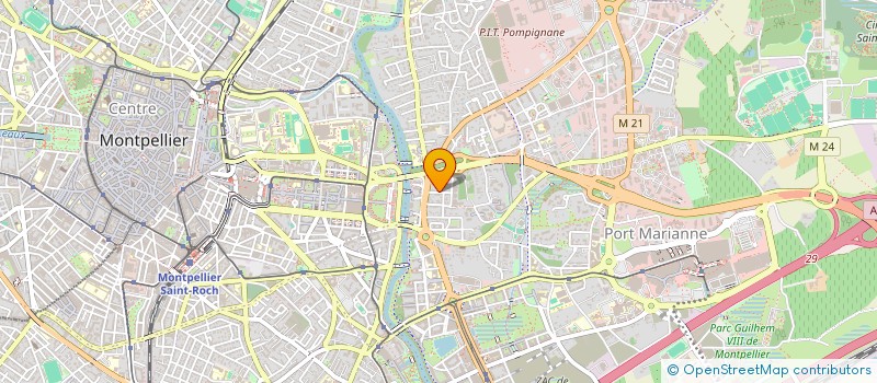 localisation de l'entreprise ART SERVICE à MONTPELLIER