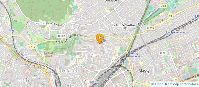 localisation de l'entreprise ART SERVICE VTC  IGNY