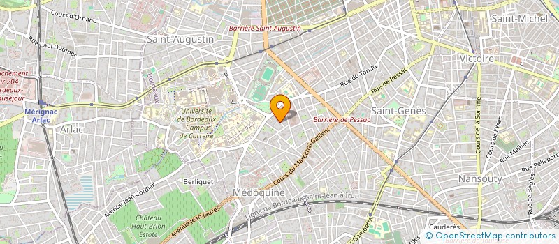 localisation de l'entreprise ART-SESSION  BORDEAUX