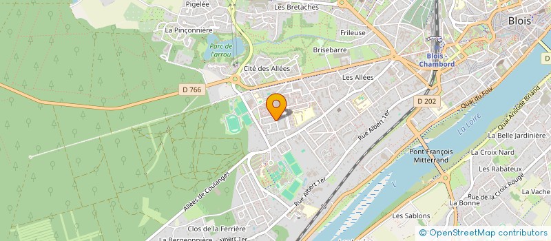 localisation de l'entreprise ART&SHOW41  BLOIS