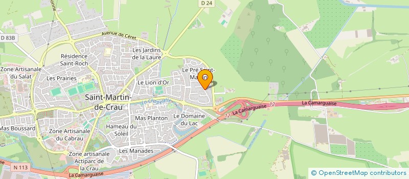 localisation de l'entreprise ART SINGULIER à SAINT-MARTIN-DE-CRAU