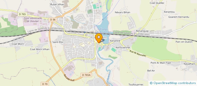 localisation de l'entreprise ART & SOIN  ROSPORDEN