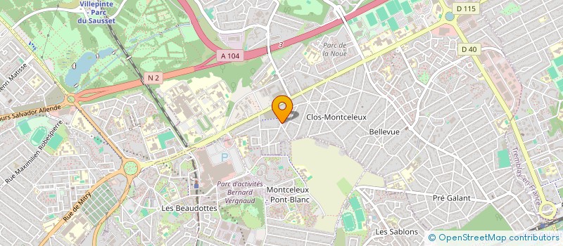 localisation de l'entreprise ART SOL à VILLEPINTE