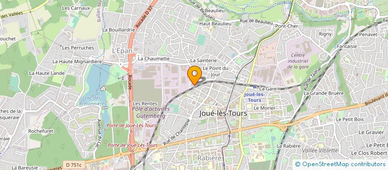 localisation de l'entreprise ART SOLIDAIRE  JOUE-LES-TOURS