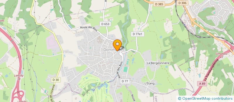 localisation de l'entreprise ART & SOLIDARITE WARLI  DOMMARTIN