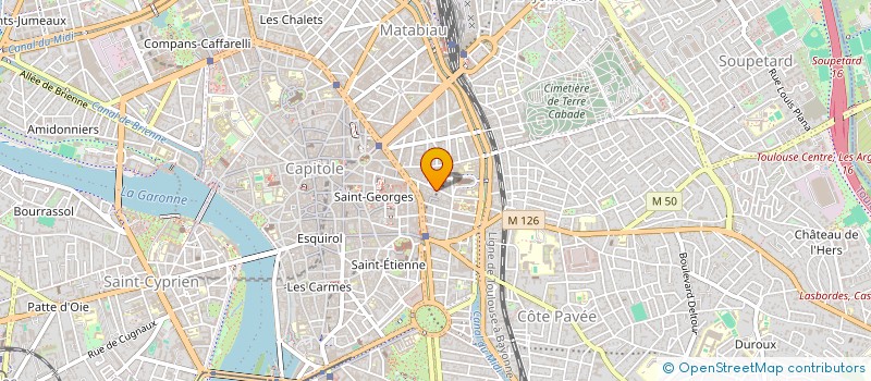 localisation de l'entreprise ART'SOLUS-LES ATELIERS DU SOLEIL  TOULOUSE