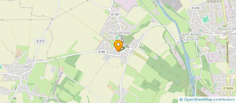 localisation de l'entreprise ART-SOMA-ANALYSE  FEUGUEROLLES-BULLY