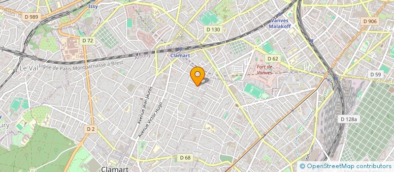 localisation de l'entreprise ART SOUL  CLAMART