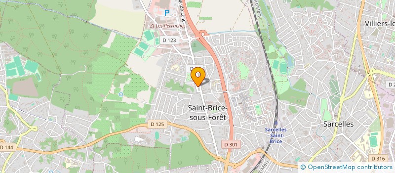 localisation de l'entreprise ART SPECIAL PARQUETS  SAINT-BRICE-SOUS-FORET
