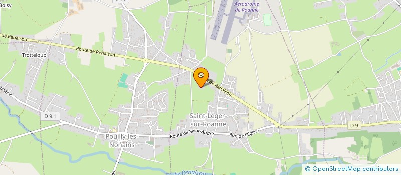 localisation de l'entreprise ART SQUARE  SAINT-LEGER-SUR-ROANNE