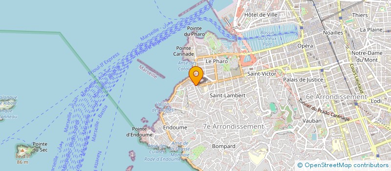 localisation de l'entreprise ART & STAFF à MARSEILLE